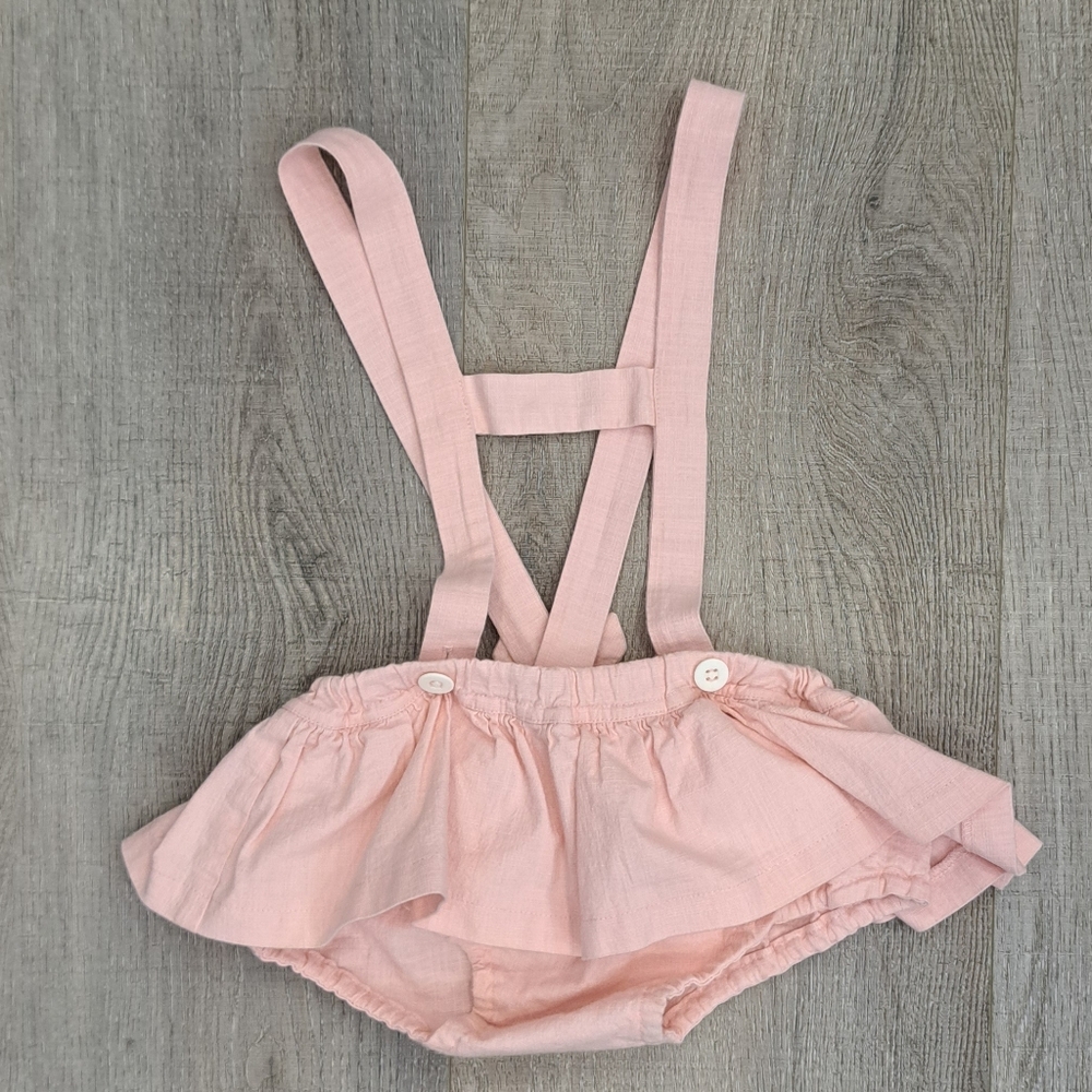 ETSY/SMALL SHOP Linen Skirted Suspender Bloomers
